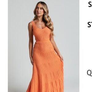 Showpo Vibrant Orange Maxi Dress
